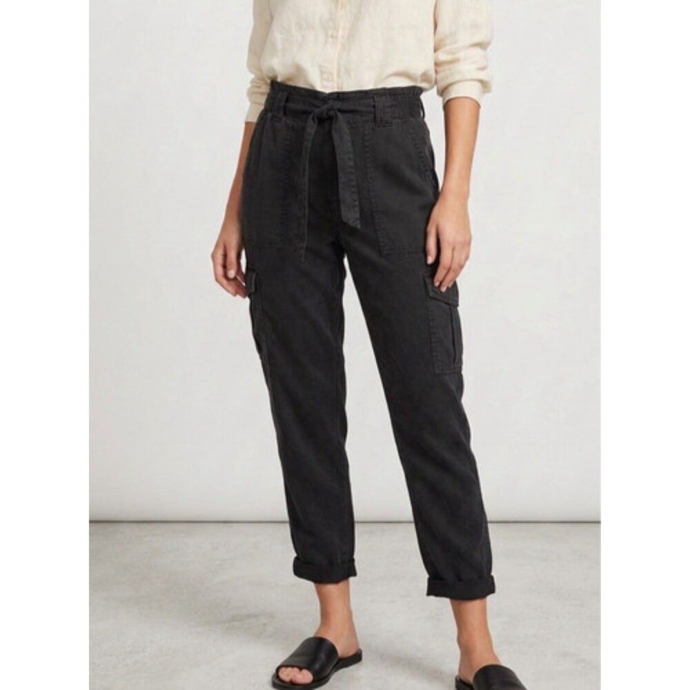 Abercrombie Fitch jogger Pants Womens Sz XS lyocell tapered High Rise Lagenlook